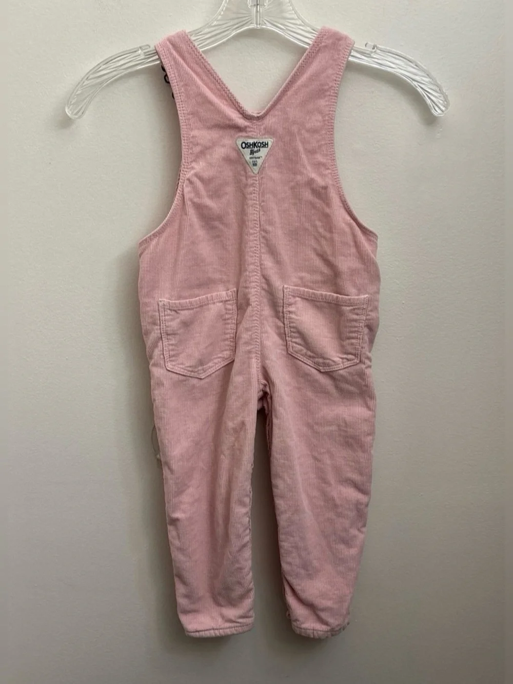 OshKosh B'gosh Blush Pink Corduroy Overalls